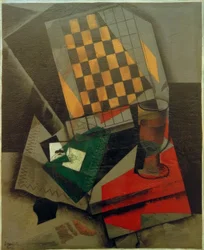 Damier et cartes à jouer